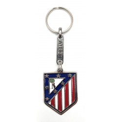 Llavero escudo plateado Atletico de Madrid